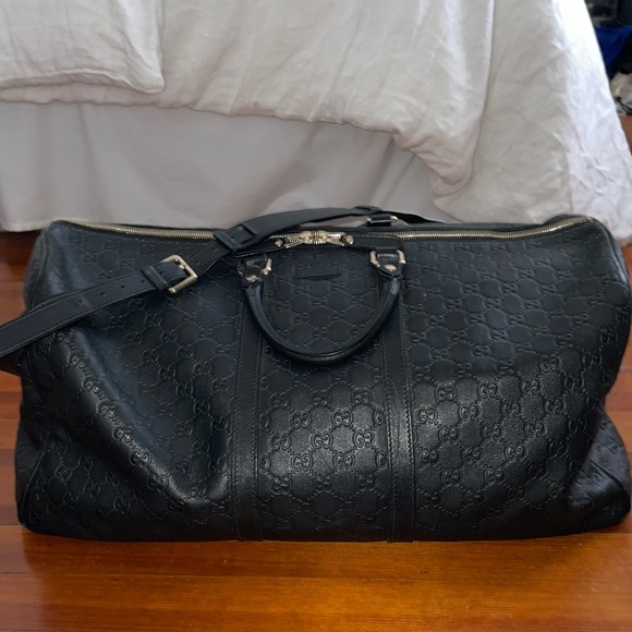 Gucci GG Signature Carry On Duffle Bag - Picture 1 of 16
